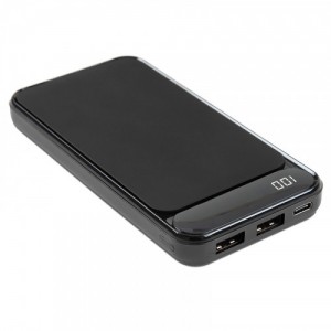 Rubber LCD Led'li 10000 mAh Powerbank