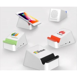 EXCLUSIVE - Bluetooth Hoparlör ve Kablosuz Şarj Özellikli Stand